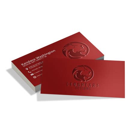 Design is easy and printing is fast―even for large quantities―which allows you to get back to what you do best. Raised Print Business Cards | Raised Spot Gloss | 48HourPrint