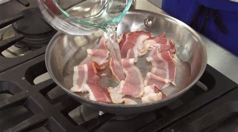 Whyd He Pour Water Over Bacon This Is The Best Trick Ever Cooking