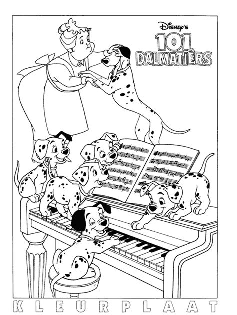 Download free 101 dalmatians puppies coloring pages picture. Kids-n-fun.com | Coloring page 101 Dalmatians Puppies on ...