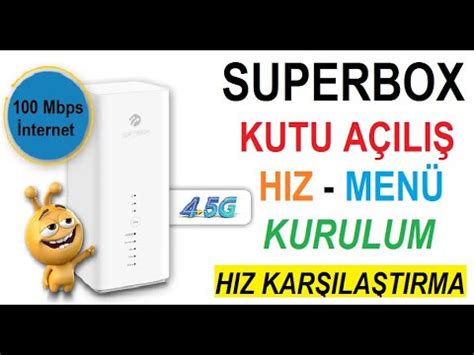 turkcell superonline superbox internet superbox test bağlantı hız