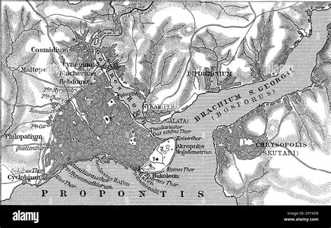 Mapa Constantinopla Siglo Xix Imágenes De Stock En Blanco Y Negro Alamy