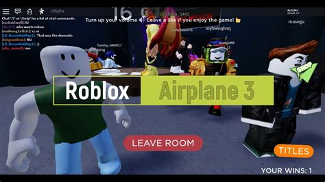 Roblox Gameplay Airplane 3 Story Full Walkthrough Good Ending