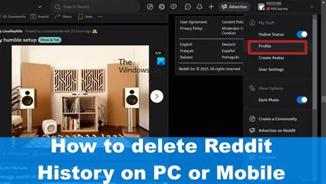 How To Delete Reddit History On Pc Or Mobile