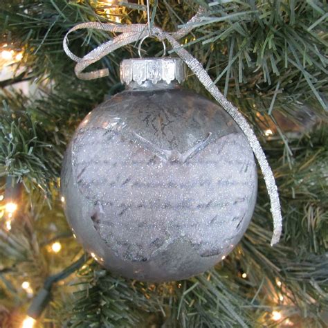 My Shabby Chateau Faux Mercury Glass Ornament Project
