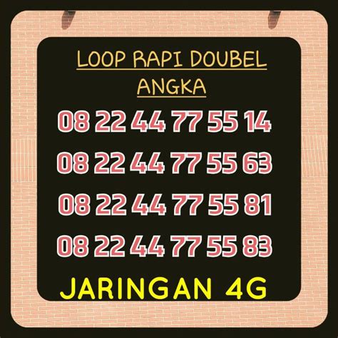 Maybe you would like to learn more about one of these? Nomor cantik loop telkomsel doubel rapi | Shopee Indonesia