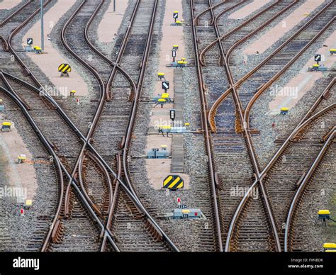 Train Track Switch Point Hi Res Stock Photography And Images Alamy