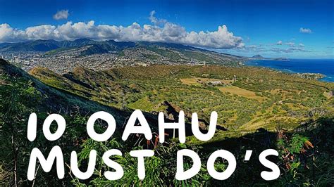 10 Cant Miss Things To Do Oahu Hawaii 🏄🏽‍♂️ Youtube