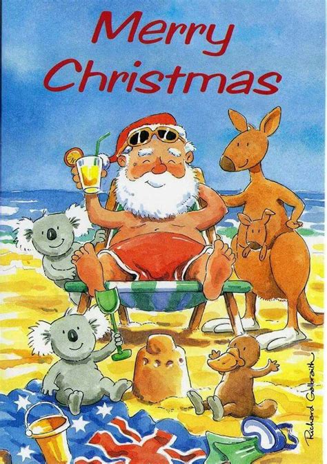 Aussie Greeting Christmas Card Pictures Animated Christmas Aussie