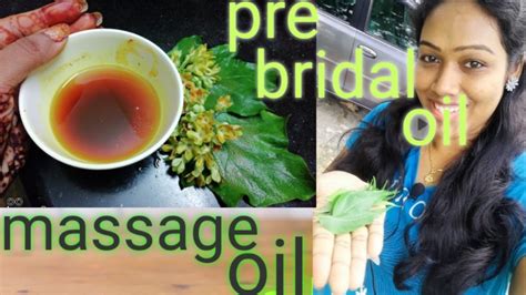 Natural Massage Oil Homemade Natural Massage Oil Pre Bridal Massage