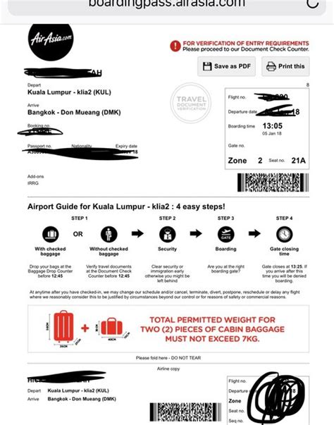 Flying with airasia soon but don't have a printer close by? airasia check in了没有boarding pass