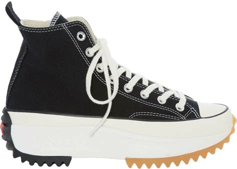 The converse x jw anderson collab is no different, as it ventures to the ever popular streetwear trend, incorporating an athletic element to the shoe that is just as well served when worn sitting on a couch. Converse Run Star Hike Hi JW Anderson Black in 2020 ...