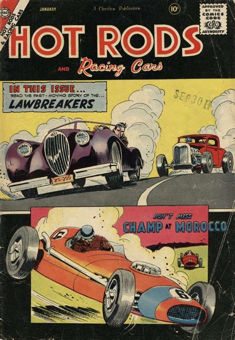 Comic Book Cover For Hot Rods And Racing Cars 38 Comic Book Plus