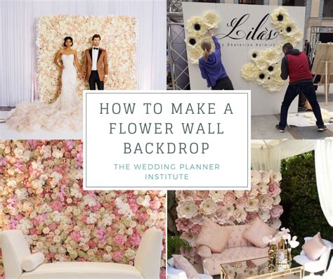 How To Create Your Own Flower Wall Backdrop The Best Diy Videos On How