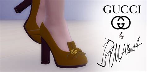 Gucci High Heel Loafers Sims 4