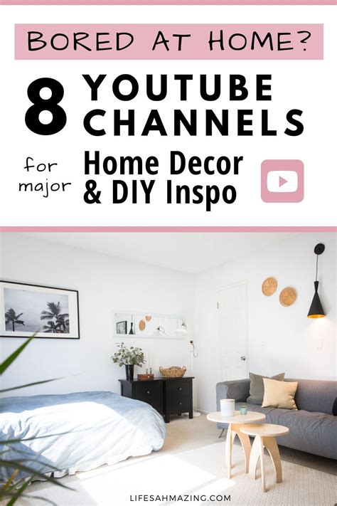 13 Diy Home Décor Youtube Channels To Follow In 2021 Home Decor Home