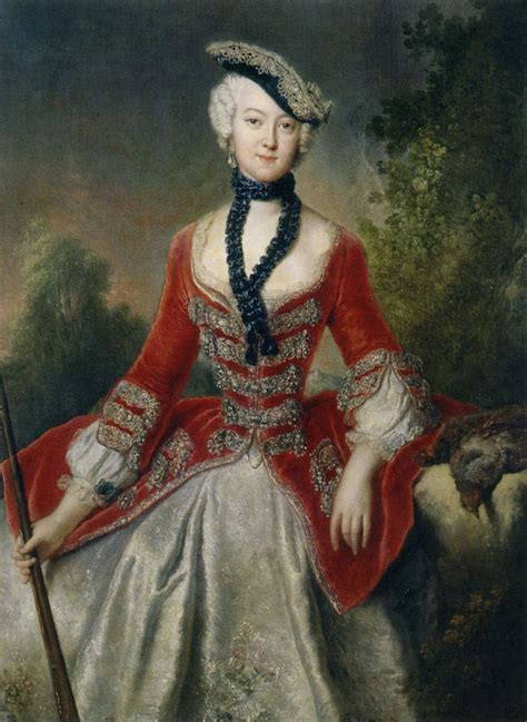 Its About Time In The Countryside 1700s Women Dressed For Hunting