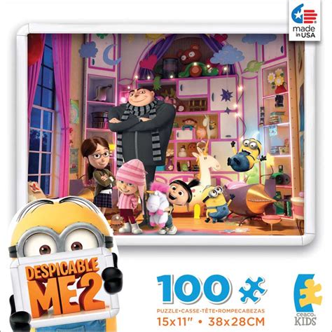 Find many great new & used options and get the best deals for despicable me minions minion bello cushion pillow kids childs boys girls bedroom at the best online prices at ebay! Despicable Me 2 - 100pc Gru Bedroom, 100 Pieces, Ceaco ...