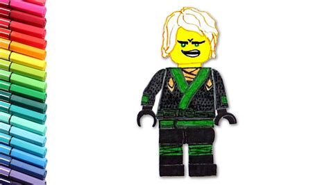 Lego Ninjago Lloyd Color Pages For Children Learn To Draw Your Favorits