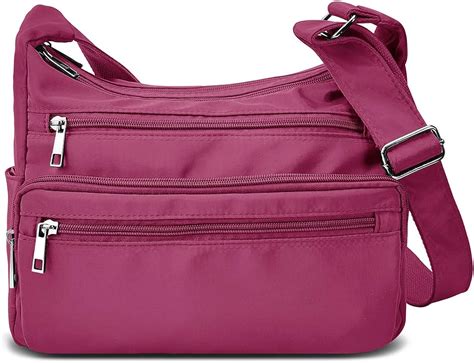 Lightweight Shoulder Bags For Women Messenger Purses And Handbags Multi Pocket Nylon