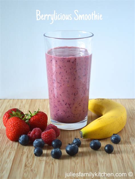 Berrylicious Smoothie Healthy Breakfast Snacks Smoothies Easy