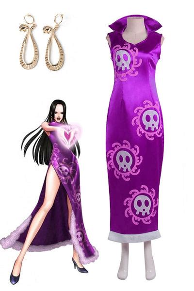 One Piece Boa Hancock Dress Cosplay Costume Hallowitch Costumes