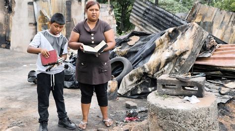 Look Mom Finds Only Memento Of Her Little Girl After Fire