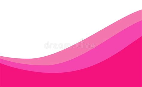 Abstract Pink Wave Background Vector Pink Tone Abstract Decorative