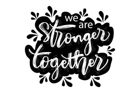 We Are Stronger Together Graphic By Handhini · Creative Fabrica