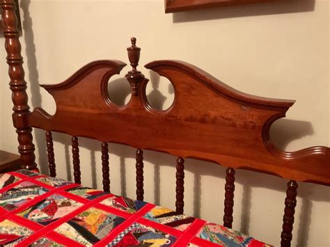 Lot Vintage Cherry Four Poster Bed