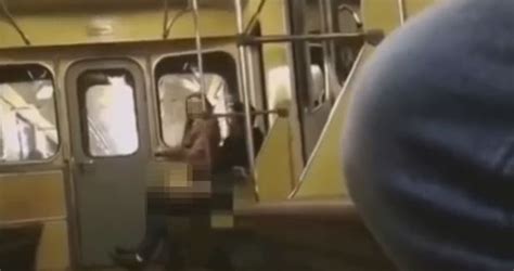 Brazen Couple Have Sex In Front Of Shocked Passengers In Moving Train