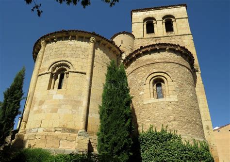 Romanesque Church Of San Nicolas Segovia Spain Stock Image Image