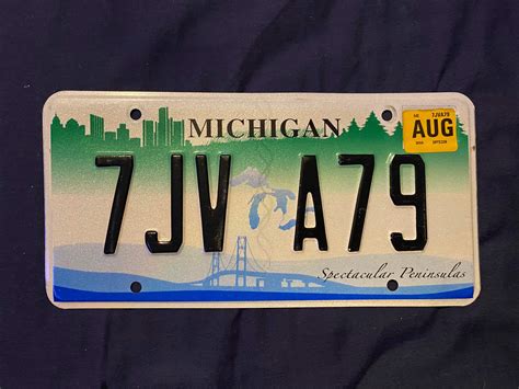New Car License Plate Michigan at Vicki Obrien blog