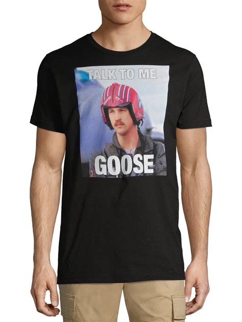 Top Gun Top Gun Talk To Me Goose Mens And Big Mens Graphic T Shirt