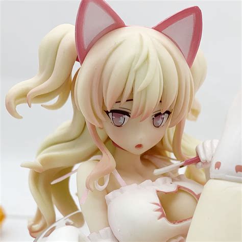 19cm Anime Chiyuru Illustration By Blade Cat Girl Pvc Figure Toy Doll