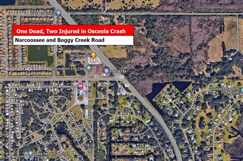 Crash On Narcoossee Road And Boggy Creek Road Leaves One Dead Two