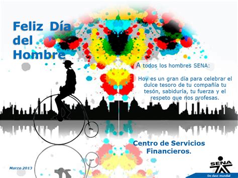 Descargar calendario noviembre 2020 en formato excel xlsx, word docx, pdf o imagen. Centro de Servicios Financieros - SENA Regional Distrito Capital: Feliz Día del Hombre