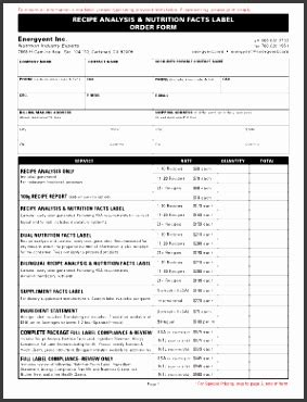 Just fill in the blanks. 9 Blank Nutrition Label Template - SampleTemplatess - SampleTemplatess