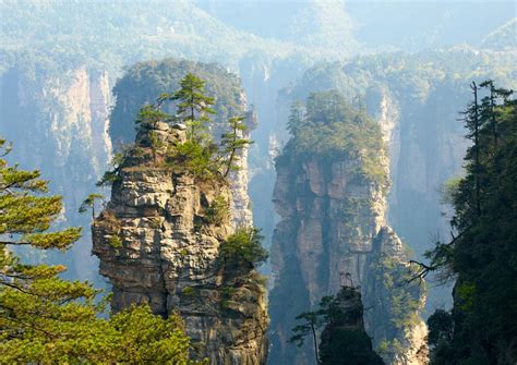 Zhangjiajie National Park China Avatar Mountains La Baguette Dor