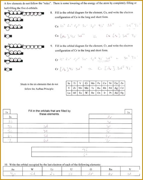 Determine the relationship between electron configuration and atomic radius. 3 atomic Structure Worksheet Answer Key | FabTemplatez