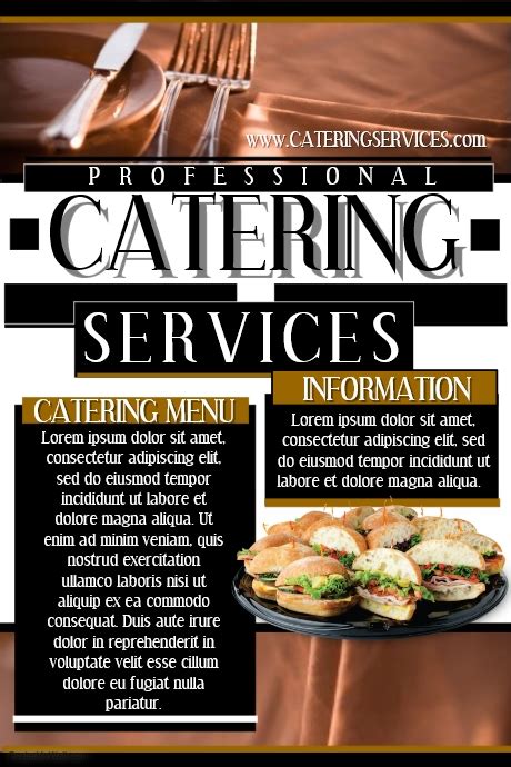 catering flyer templates psd  ai graphic cloud