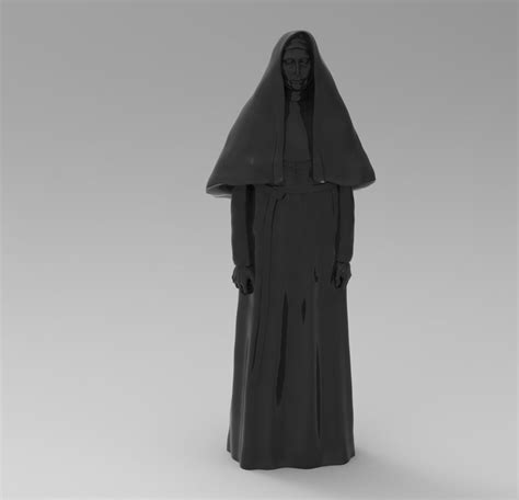 Valak Statue Of Nun Wearing Cloak 3d Model 3d Printable Cgtrader