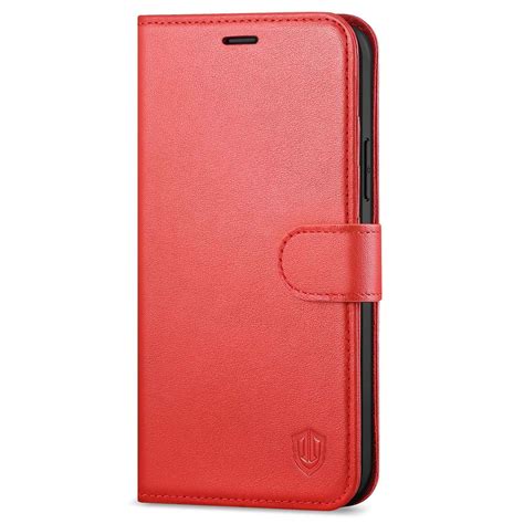 Shieldon Iphone 13 Mini Genuine Leather Case Iphone 13 Mini Wallet