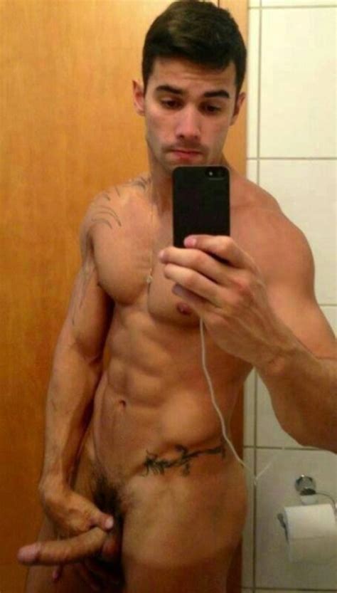 A Naked Guy Naked Guy Selfie