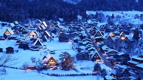 Shirakawago And Gokayama Unesco World Heritage Villages Winter In