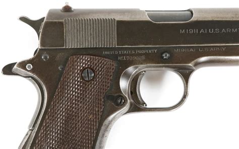 Sold Price 1944 Wwii Us Colt Model 1911a1 45 Acp Pistol November 6