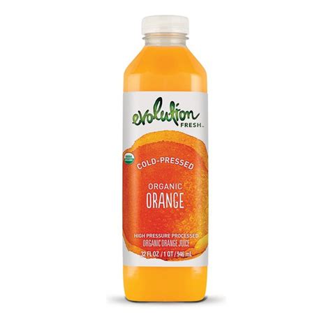 Evolution Fresh Pure Orange Cold Pressed Organic Orange Juice 32 Fl Oz