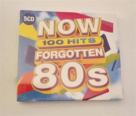Now 100 Hits Forgotten 80s Various Artists 5 Cd Newsealed £