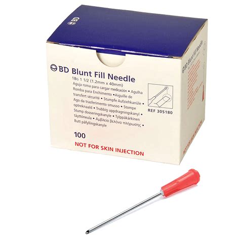 Needle Blunt Fill 18g X 15 100bx