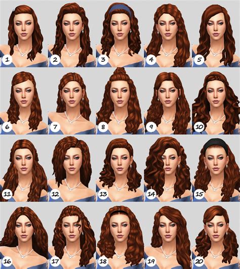 Sims 4 Cc Hair Curly Memeplm