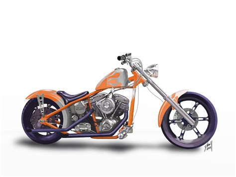 Harley Motorcycle Drawing At Getdrawings Free Download
